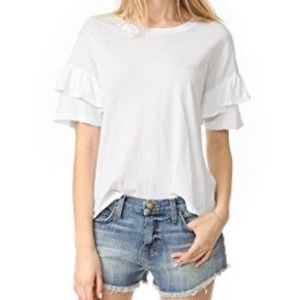 Current Elliott Ruffle Roadie Tee